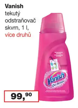 Ráj drogerie Vanish tekutý odstraňovač skvrn nabídka
