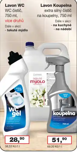 Ráj drogerie Lavon WC čistič nabídka