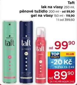 TOP drogerie Taft lak na vlasy nabídka