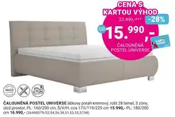 Möbelix Čalouněná postel universe nabídka