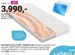 Möbelix Felix Tiger matrace + polštář nabídka