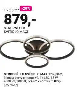 Möbelix Stropní led svítidlo maxi nabídka