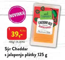 MP Krásno Cessaine sýr cheddar s jalapeno plátky nabídka