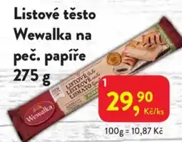 MP Krásno Wewalka listové těsto na peč. papíře nabídka