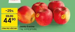 Tesco Jablka Evelina nabídka