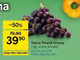 Tesco Tesco Tmavé hrozny nabídka