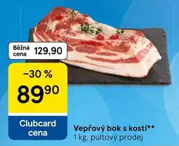 Tesco Vepřový bok s kostí nabídka