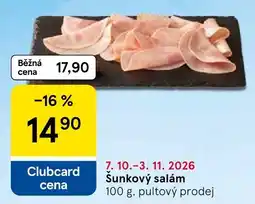 Tesco Šunkový salám nabídka
