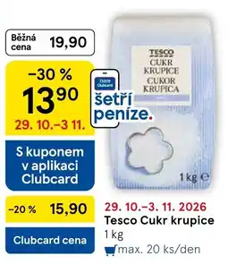 Tesco Tesco cukr krupice nabídka
