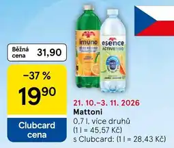 Tesco Mattoni nabídka