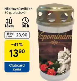 Tesco Hřbitovní svíčka nabídka
