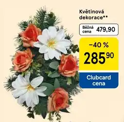 Tesco Květinová dekorace nabídka