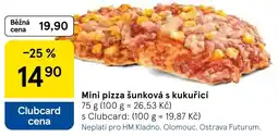 Tesco Mini pizza šunková s kukuřicí nabídka