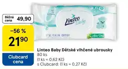 Tesco Linteo Baby Dětské vlhčené ubrousky nabídka