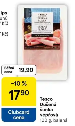 Tesco Tesco dušená šunka vepřová nabídka