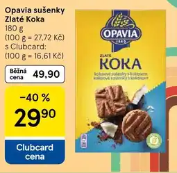 Tesco Opavia zlaté koka nabídka