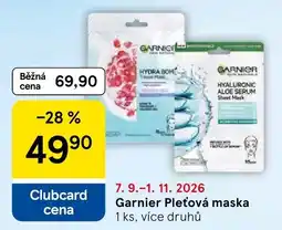 Tesco Garnier Pletová maska nabídka