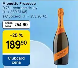 Tesco Mionetto Prosecco nabídka