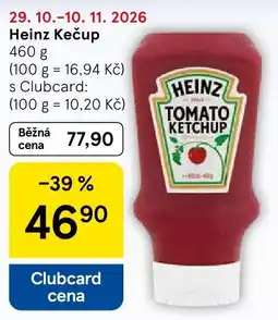 Tesco Heinz Kečup nabídka