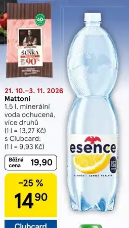 Tesco Mattoni nabídka