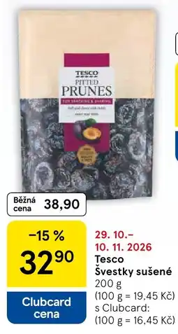 Tesco Tesco švestky sušené nabídka