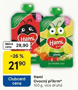 Tesco Hami Ovocný příkrm* nabídka