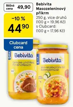 Tesco Bebivita Masozeleninový příkrm nabídka