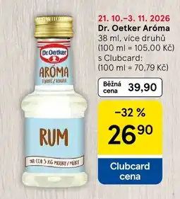 Tesco Dr.Oetker Aroma Rum nabídka