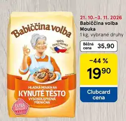 Tesco Babiččina volba mouka nabídka