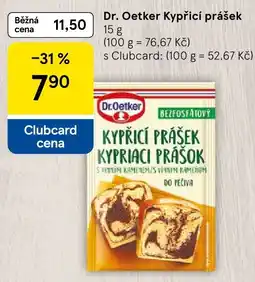 Tesco Dr.Oetker kypřicí prášek nabídka
