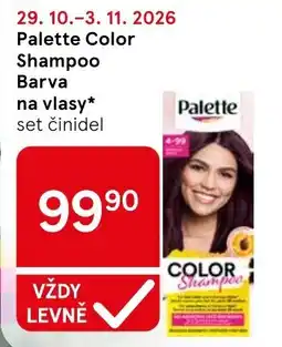 Tesco Palette Color Shampoo Barva na vlasy* nabídka