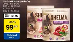 Tesco Shelma granule pro kočky nabídka