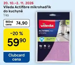 Tesco Vileda Actifibre mikrohadřík do kuchyně nabídka