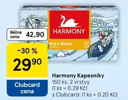 Tesco Harmony Kapesníky nabídka