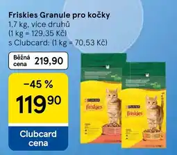 Tesco Friskies Granule pro kočky nabídka