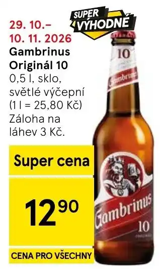 Gambrinus Originál 10