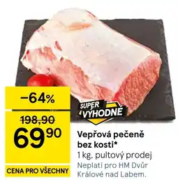 Tesco Vepřová pečeně bez kosti nabídka