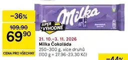 Tesco Milka Čokoláda nabídka