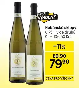 Tesco Habánské sklepy nabídka