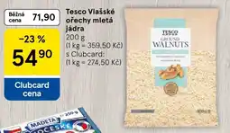 Tesco Tesco ořechy mletá jádra nabídka
