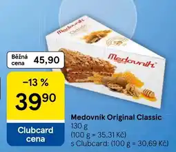 Tesco Medovník Original Classic nabídka