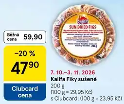 Tesco Kalífa Fíky sušené nabídka
