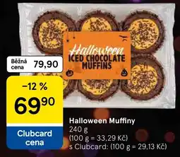 Tesco Halloween Muffiny nabídka