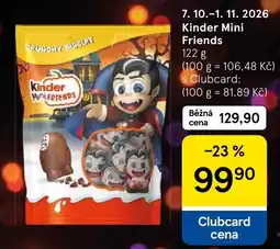 Tesco Kinder Mini Friends nabídka