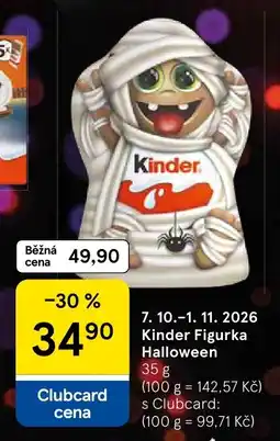 Tesco Kinder Figurka Halloween nabídka