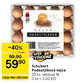 Tesco Schubert Podestýlková vejce nabídka