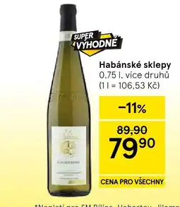 Tesco Habánské sklepy nabídka