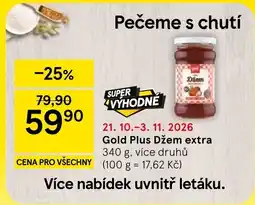 Tesco Gold Plus Džem extra nabídka