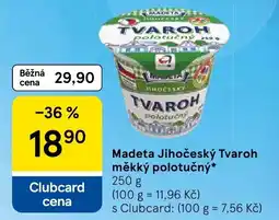 Tesco Madeta jihocesky tvaroh mekky polotucny nabídka