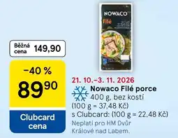 Tesco Nowaco Filé porce nabídka